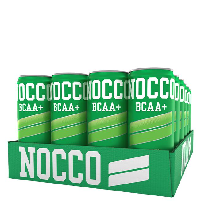 NOCCO Flak 24 x NOCCO BCAA+ Koffeinfri 330 ml Äpple