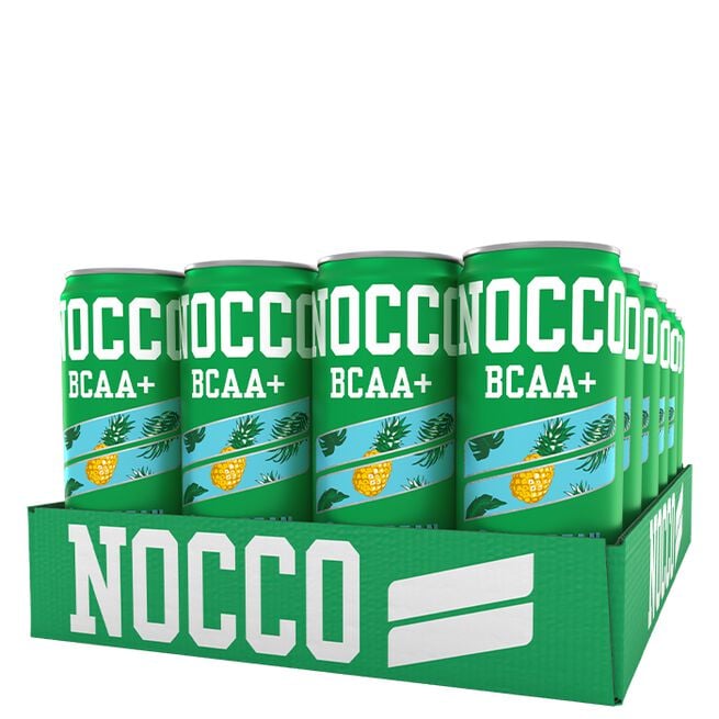 NOCCO Flak 24 x NOCCO BCAA+ Koffeinfri 330 ml Caribbean