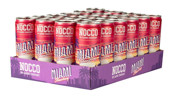 NOCCO Miami Strawberry 24 x 330ml