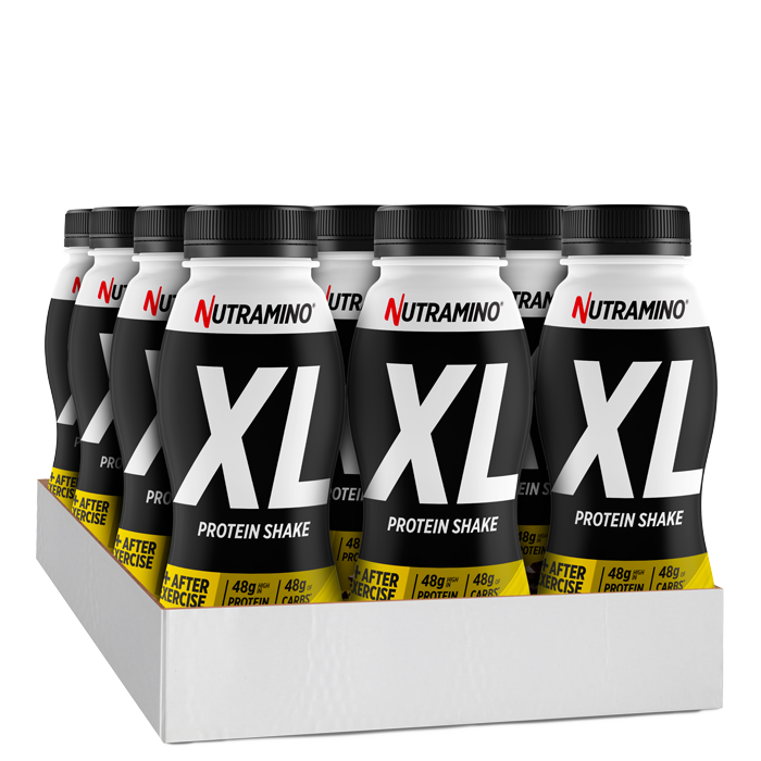 Nutramino Fitness Nutrition 12 x Nutramino Protein XL Shake, 475 ml Choklad Banan