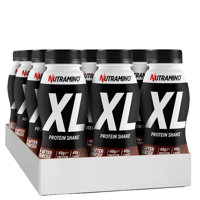 Nutramino Fitness Nutrition 12 x Nutramino Protein XL Shake, 475 ml Choklad