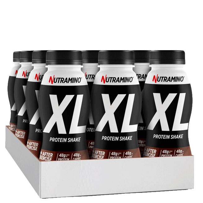 Nutramino Fitness Nutrition 12 x Nutramino Protein XL Shake, 475 ml Choklad