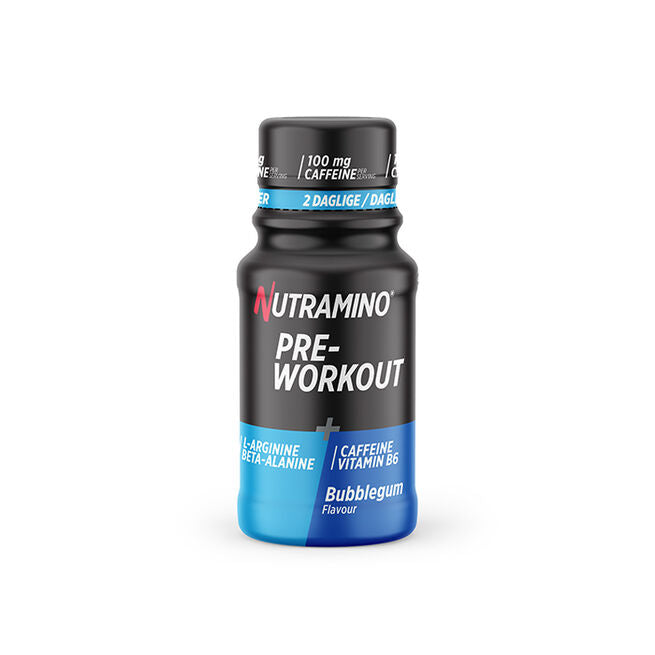 Nutramino Fitness Nutrition 12 x Nutramino PWO Shot, 60 ml Bubblegum