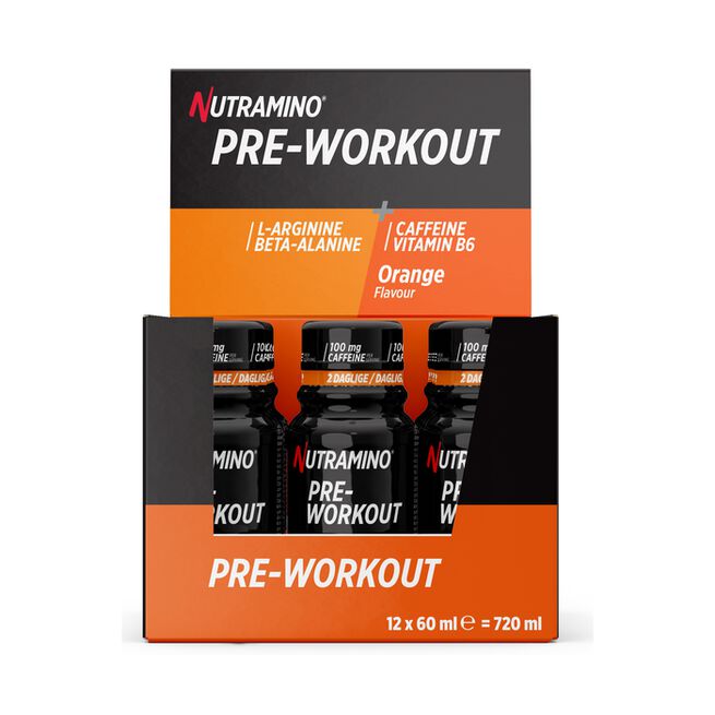 Nutramino Fitness Nutrition 12 x Nutramino PWO Shot 60 ml Orange