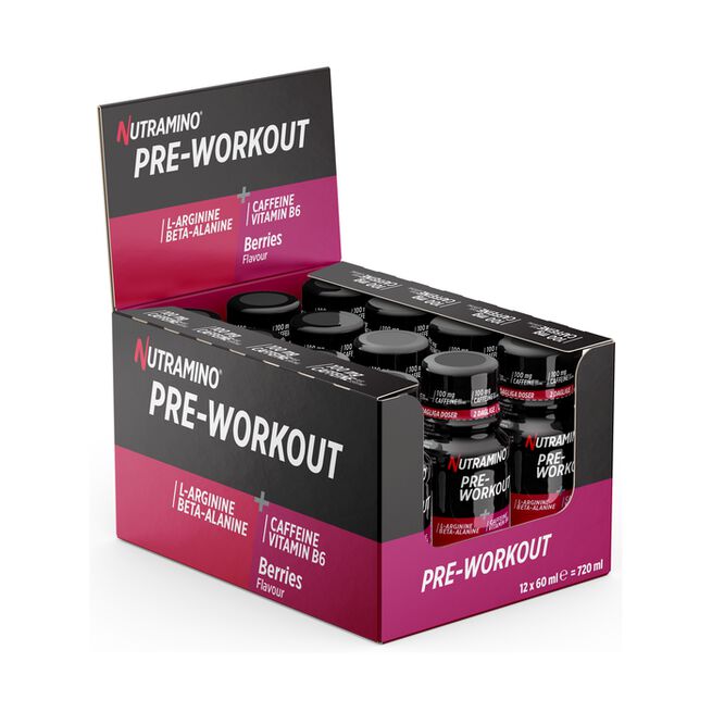 Nutramino Fitness Nutrition 12 x Nutramino PWO Shot 60 ml Berries