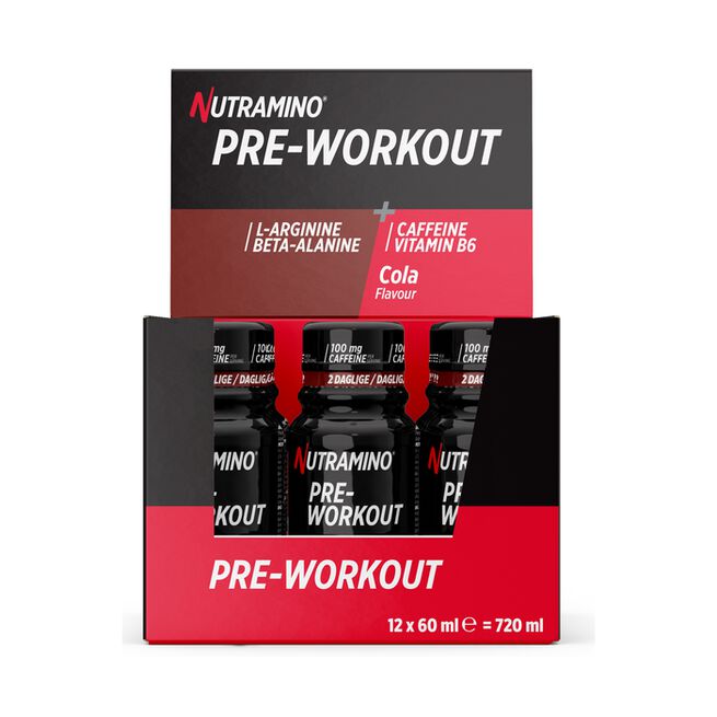 Nutramino Fitness Nutrition 12 x Nutramino PWO Shot, 60 ml cola