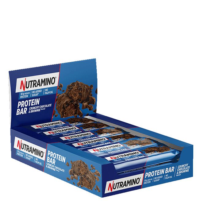 Nutramino Fitness Nutrition 12 x ProteinBar Crispy 55 g Brownie