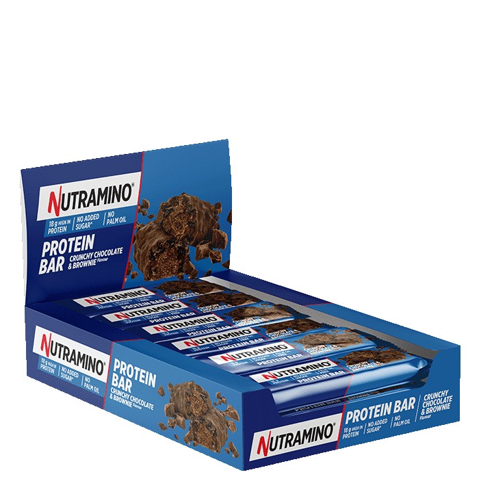 Nutramino Fitness Nutrition 12 x ProteinBar Crispy 55 g Brownie