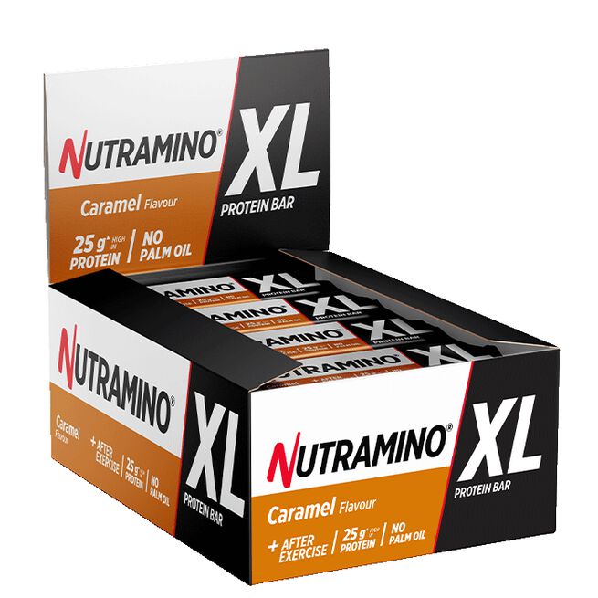Nutramino Fitness Nutrition 16 x XL Proteinbar 74 g Caramel