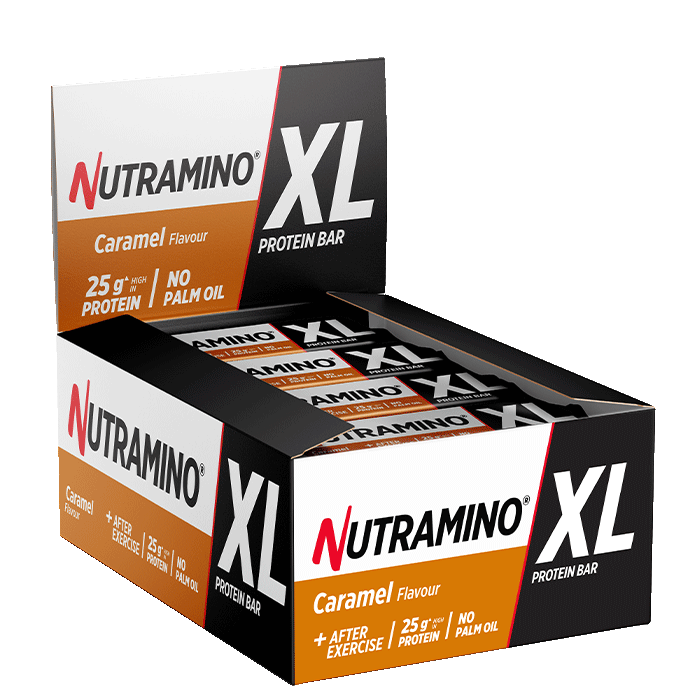 Nutramino Fitness Nutrition 16 x XL Proteinbar 74 g Caramel