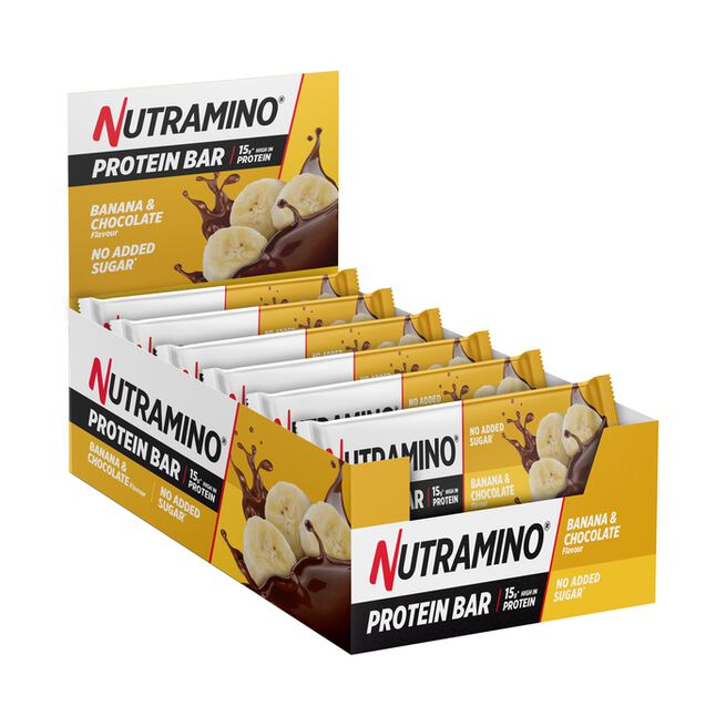 Nutramino Fitness Nutrition 20 x Nutramino Protein Bar 50 g Banana & Chocolate