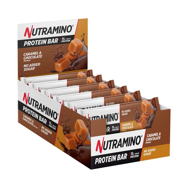 Nutramino Fitness Nutrition 20 x Nutramino Protein Bar 50 g Caramel & Chocolate