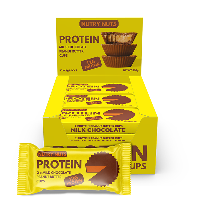 Nutry Nuts Låda Nutry Nuts Protein Peanut Butter Cups 42 g