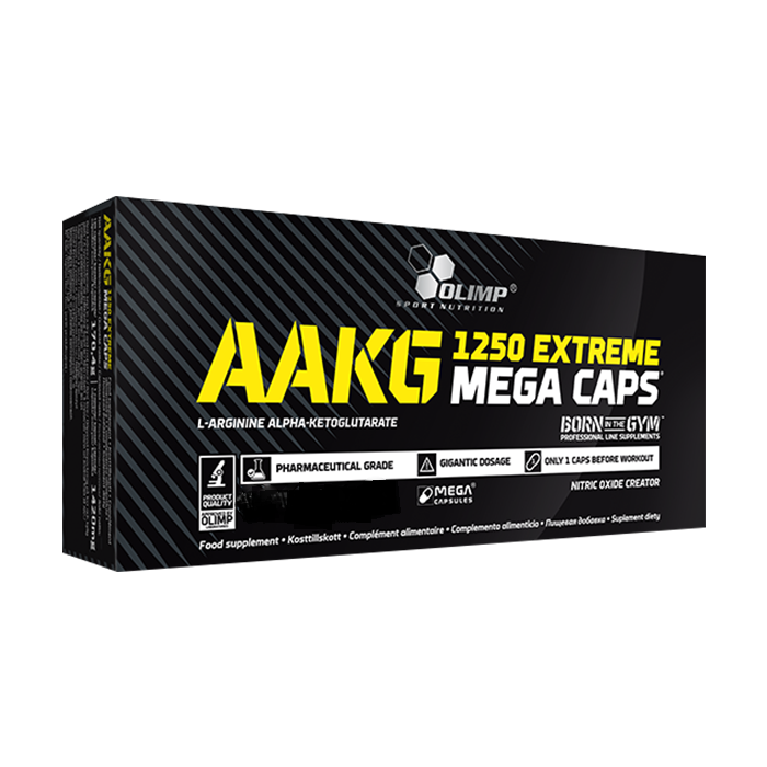 Olimp Sport Nutrition AAKG 1250 Extreme Mega Caps L-Arginin Kapslar 120 st