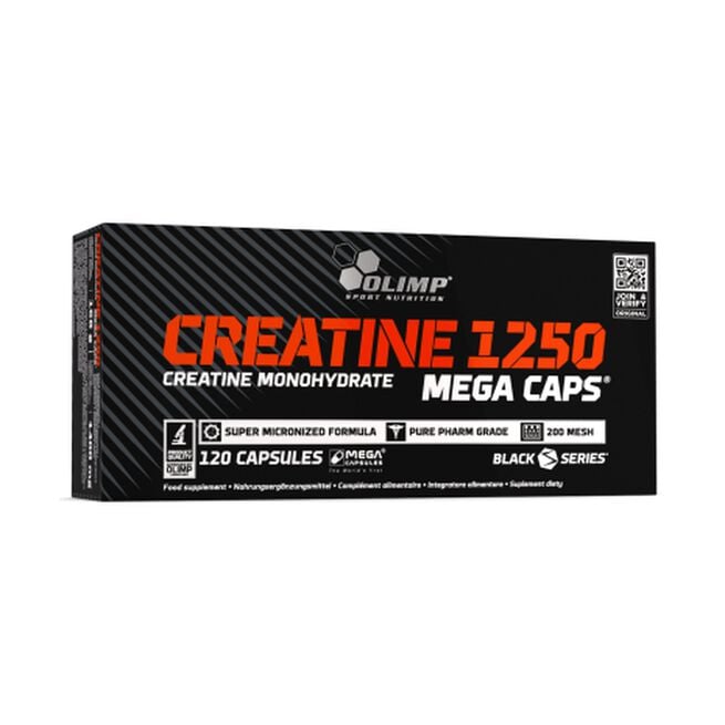 Olimp Sport Nutrition Creatine 1250 Kreatin Monohydrat 120 Mega Kapslar