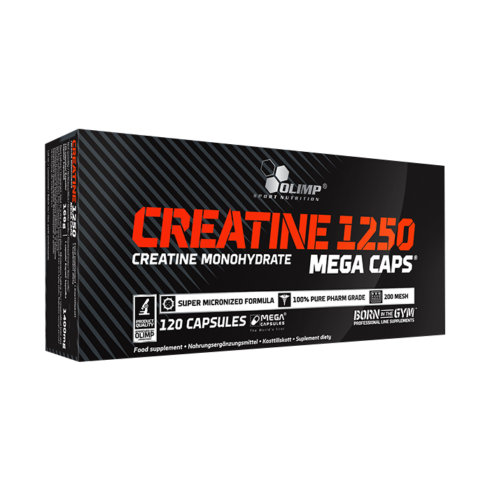 Olimp Sport Nutrition Creatine 1250 Kreatin Monohydrat 120 Mega Kapslar 120 caps