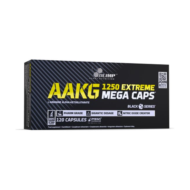 Olimp Sports Nutrition AAKG 1250 Extreme Mega Caps L-Arginin Kapslar 120 st