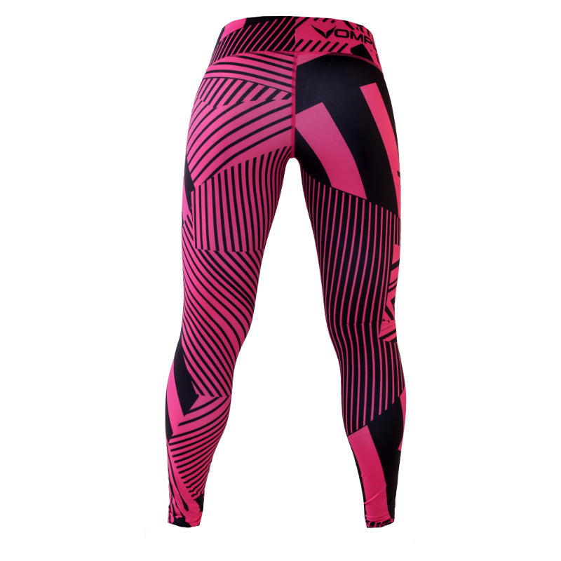 OMPU Fitted Abstract Tights