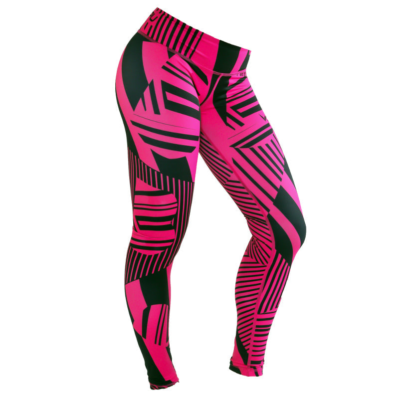 OMPU Fitted Abstract Tights