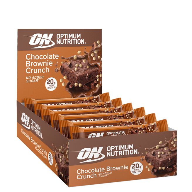 Optimum Nutrition 10 x Optimum Proteinbar 65-70 g Chocolate Brownie Crunch