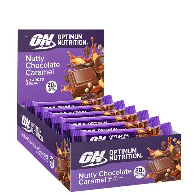 Optimum Nutrition 10 x Optimum Proteinbar 65-70 g Nutty Chocolate Caramel