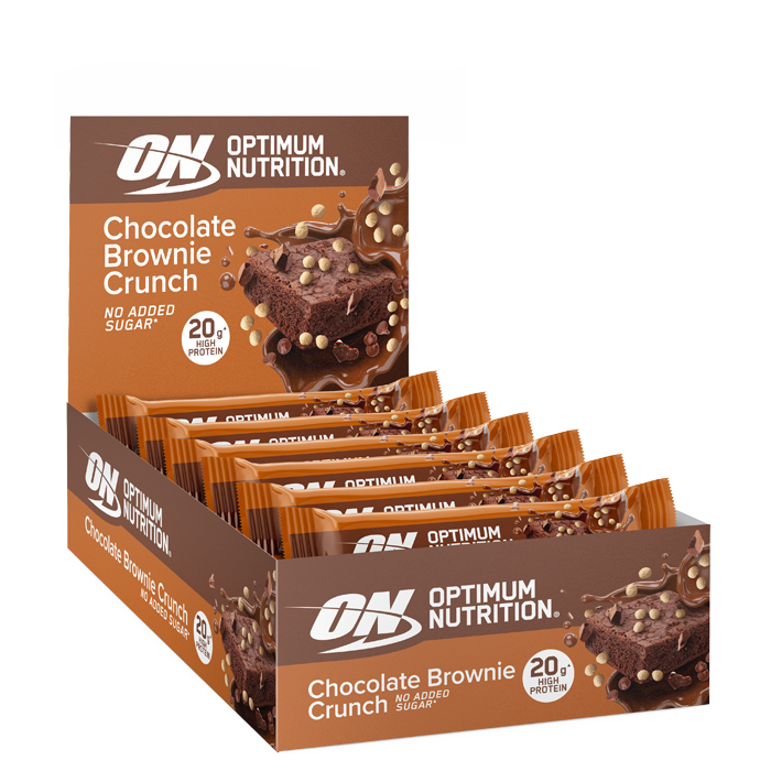 Optimum Nutrition 10 x Optimum Proteinbar 65-70 g Chocolate Brownie Crunch