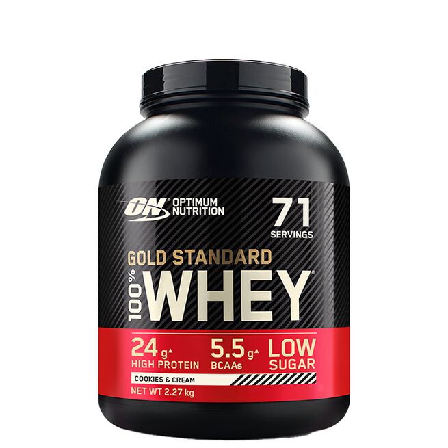 Optimum Nutrition 100% Whey Gold Standard Vassleprotein 2273 g Cookies and Cream