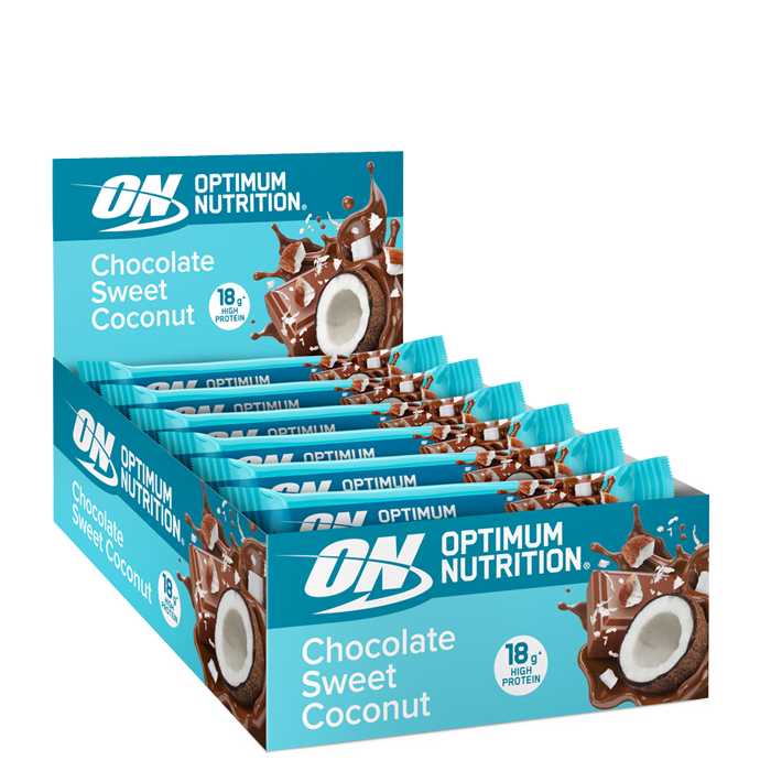 Optimum Nutrition 12 x Optimum Proteinbar 55-59 g Chocolate Sweet Coconut