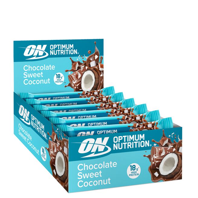 Optimum Nutrition 12 x Optimum Proteinbar 55-59 g Chocolate Sweet Coconut