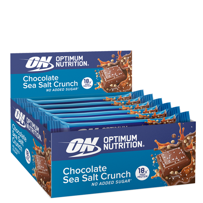 Optimum Nutrition 12 x Optimum Proteinbar 55-59 g Chocolate Sea Salt Crunch