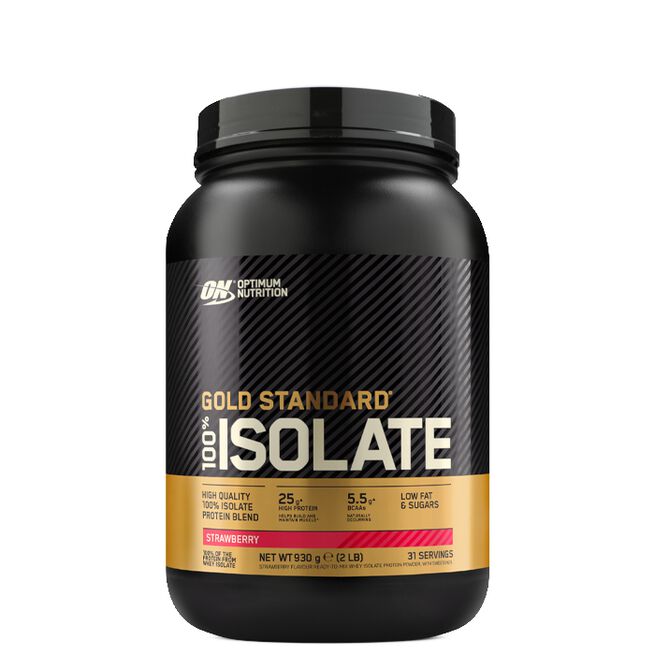 Optimum Nutrition Gold Standard 100% Isolate Vassleproteinisolat 930 g Strawberry