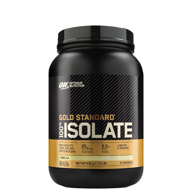 Optimum Nutrition Gold Standard 100% Isolate Vassleproteinisolat 930 g Vanilla