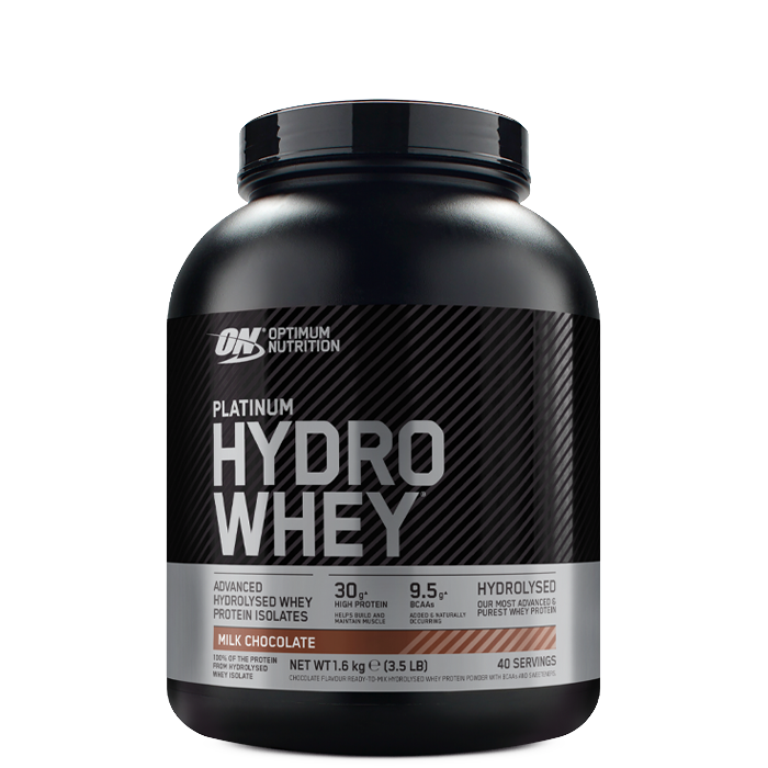 Optimum Nutrition Platinum Hydro Whey Vassleprotein 1,6 kg Milk Chocolate