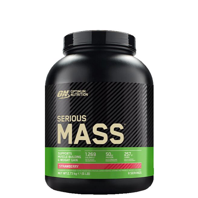 Optimum Nutrition Serious Mass Gainer 2,7 kg Strawberry