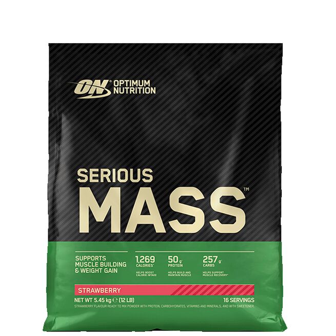Optimum Nutrition Serious Mass Gainer 5,45 kg Strawberry
