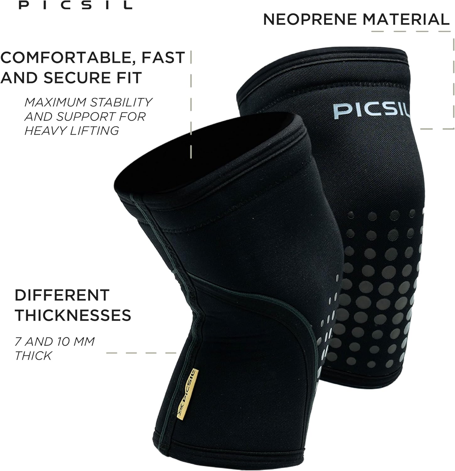 Picsil Picsil - Neoboost 7mm knäskydd