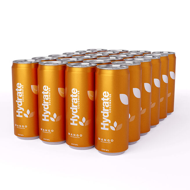 Plant Factory 24 x Hydrate Kolsyrat Kokosvatten Flak 330 ml Mango
