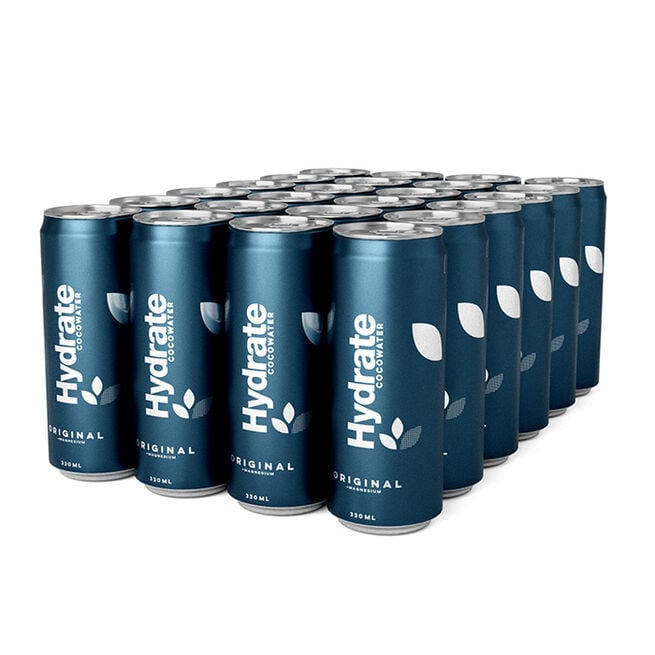 Plant Factory 24 x Hydrate Kolsyrat Kokosvatten Flak 330 ml Original