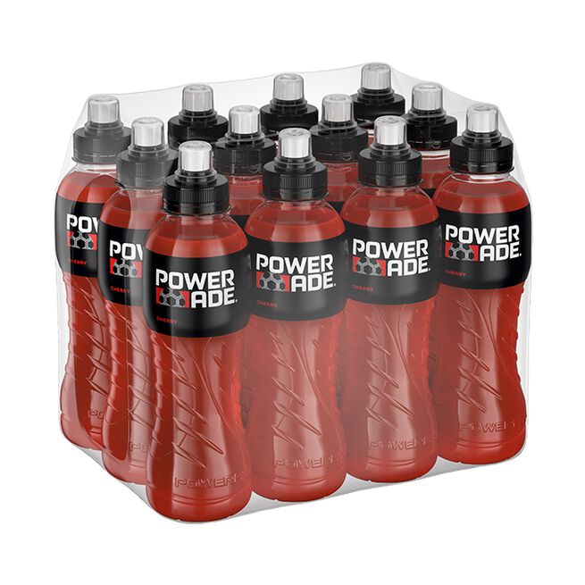 Powerade 12 x Powerade 50 cl 2 kr pant Cherry