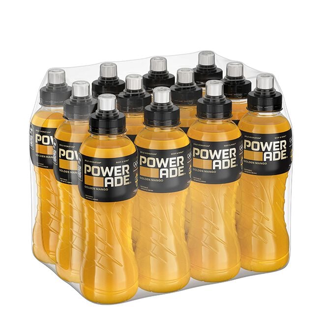 Powerade 12 x Powerade Sportdryck 50 cl Golden Mango