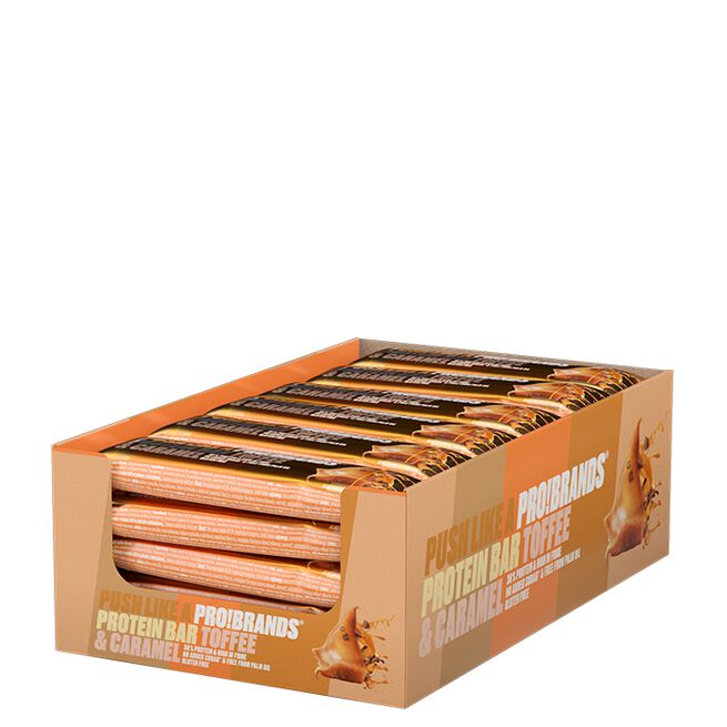 Pro Brands 24 x Proteinbar 45 g Toffee & Caramel