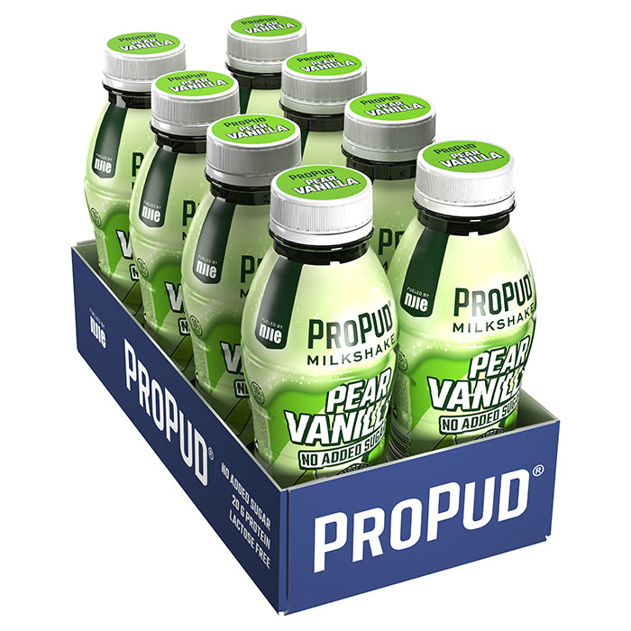 ProPud 8 x ProPud Protein Milkshake, 330 ml Pear vanilla