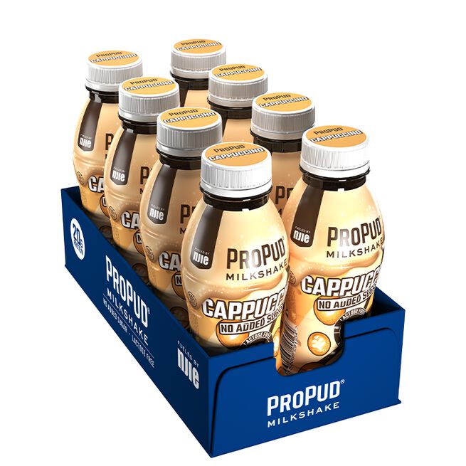 ProPud 8 x ProPud Protein Milkshake, 330 ml Cappuccino