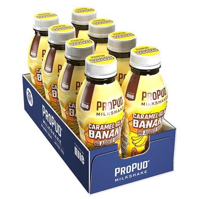 ProPud 8 x ProPud Protein Milkshake, 330 ml Caramel Glazed Bananas