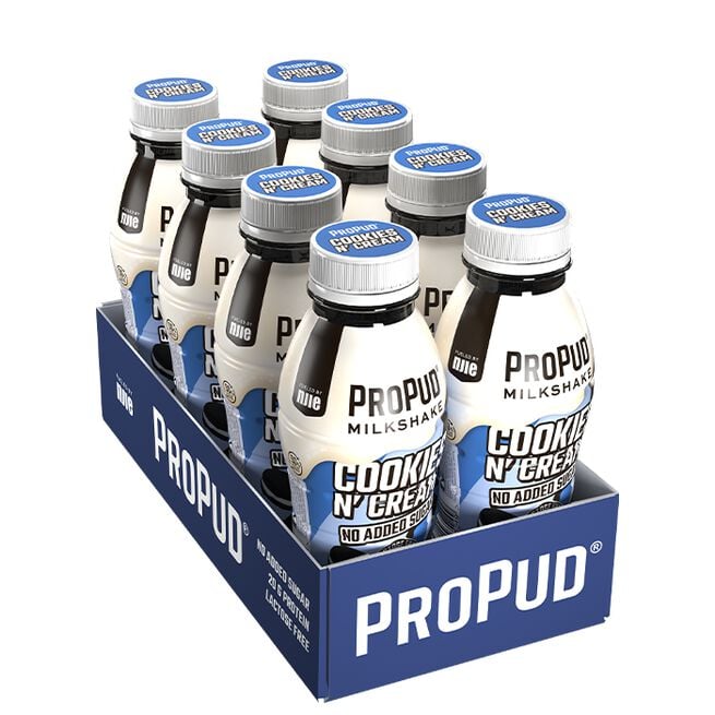 ProPud 8 x ProPud Protein Milkshake, 330 ml Cookies and Cream