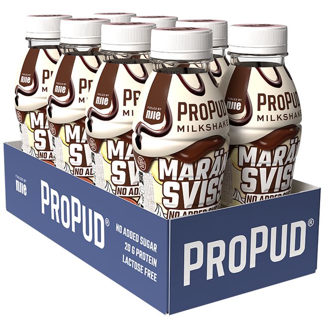 ProPud 8 x ProPud Protein Milkshake, 330 ml Marängsviss