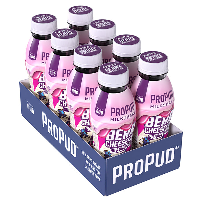 ProPud 8 x ProPud Protein Milkshake, 330 ml Strawberry