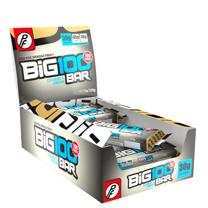Proteinfabrikken 15 x Big 100 Proteinbar 100 g Cookies and Cream