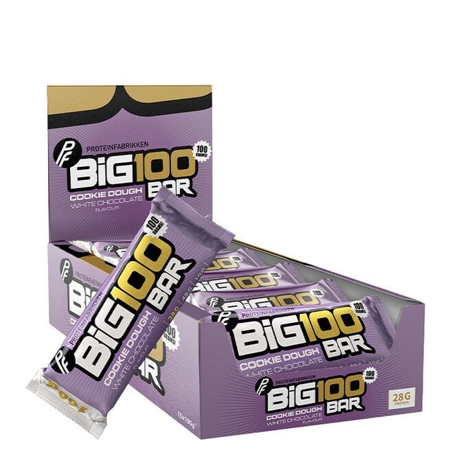 Proteinfabrikken 15 x Big 100 Proteinbar 100 g Cookie Dough