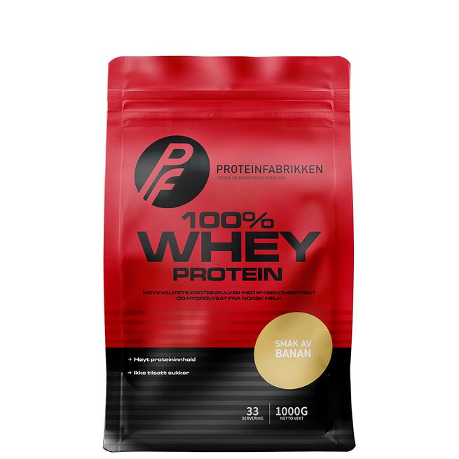 Proteinfabrikken Whey 100%, 1 kg